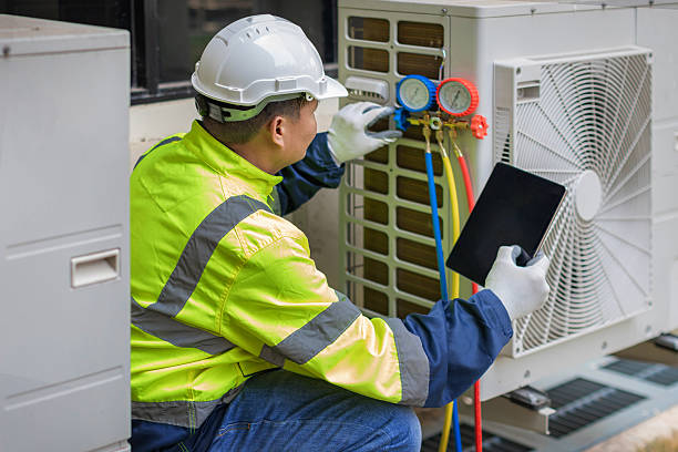 Professional Ac Installation technician working in Albion, NY